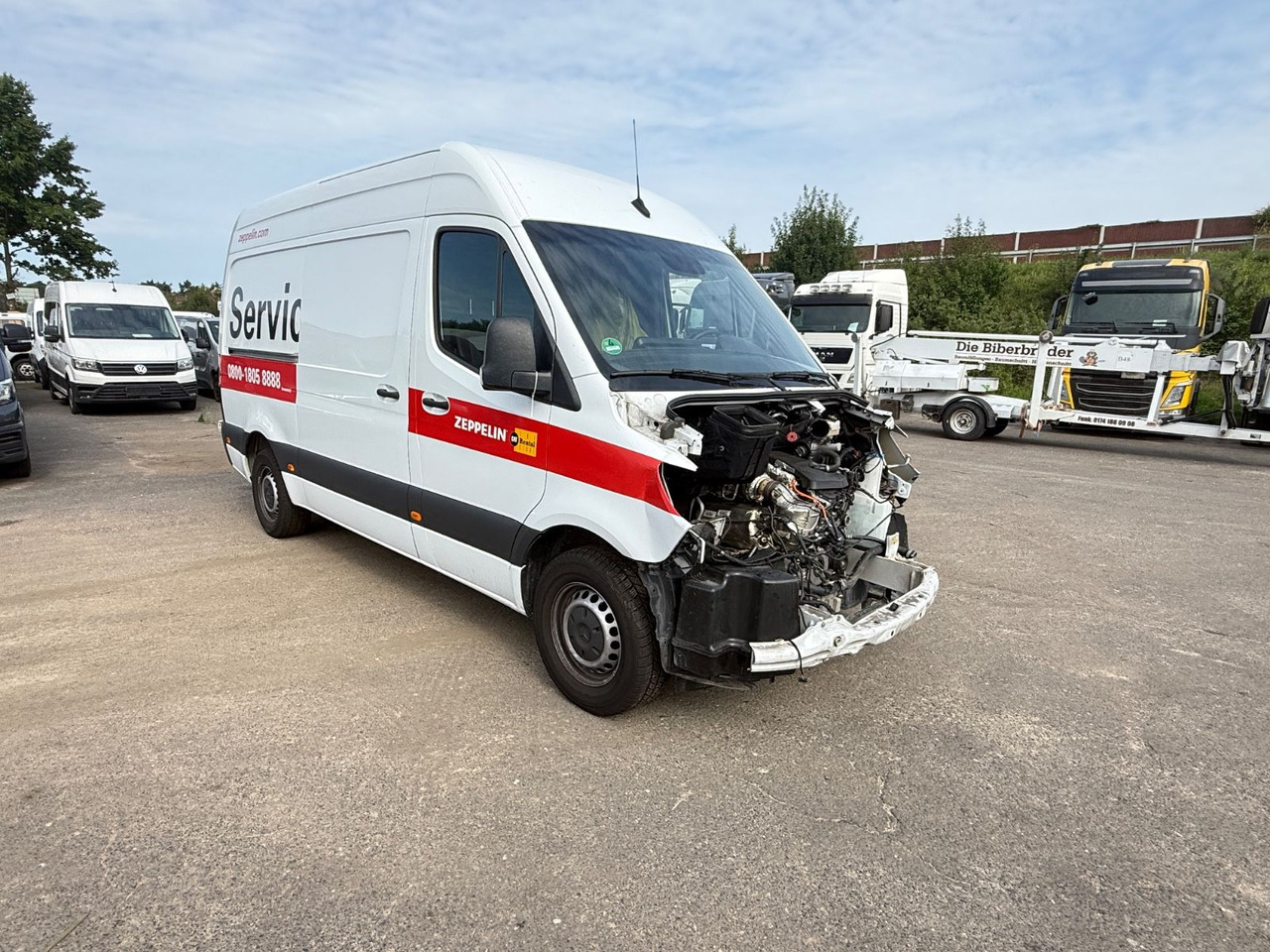 Furgón Mercedes-Benz Sprinter 317 Motor und Getriebe sind in Ordnung: foto 1
