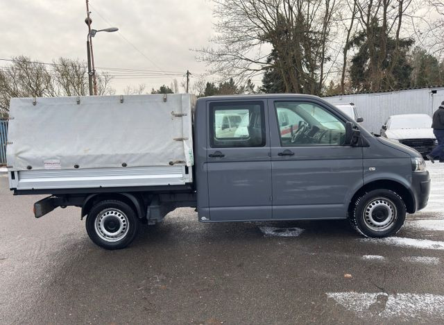 Volkswagen T5 Transporter Pritsche Pritsche Doppelkabine - Furgoneta con lona: foto 3 Volkswagen T5 Transporter Pritsche Pritsche Doppelkabine - Furgoneta con lona: foto 3