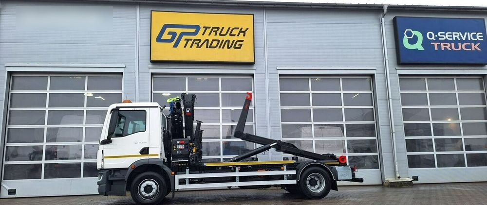 MAN TGM 15.250, hakowiec Janco/GP Lift + HDS Hiab - Camión de basura: foto 1 MAN TGM 15.250, hakowiec Janco/GP Lift + HDS Hiab - Camión de basura: foto 1