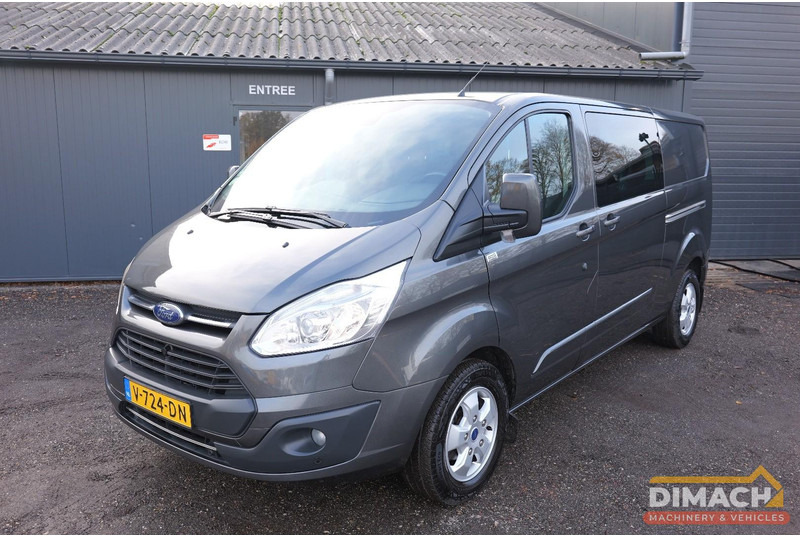 Ford Transit Custom Transit L2H1 dubbele cabine, dubbele schuifdeur, grijs kenteken, trekhaak, euro 6, 170pk, top conditie - Furgoneta pequeña: foto 1 Ford Transit Custom Transit L2H1 dubbele cabine, dubbele schuifdeur, grijs kenteken, trekhaak, euro 6, 170pk, top conditie - Furgoneta pequeña: foto 1