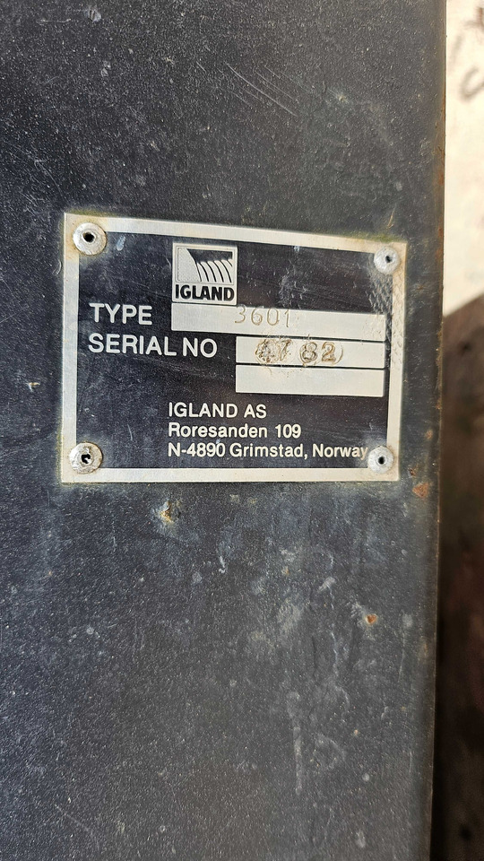 Wciągarka leśna IGLAND 3601 - Cabrestante para Maquinaria forestal: foto 3 Wciągarka leśna IGLAND 3601 - Cabrestante para Maquinaria forestal: foto 3