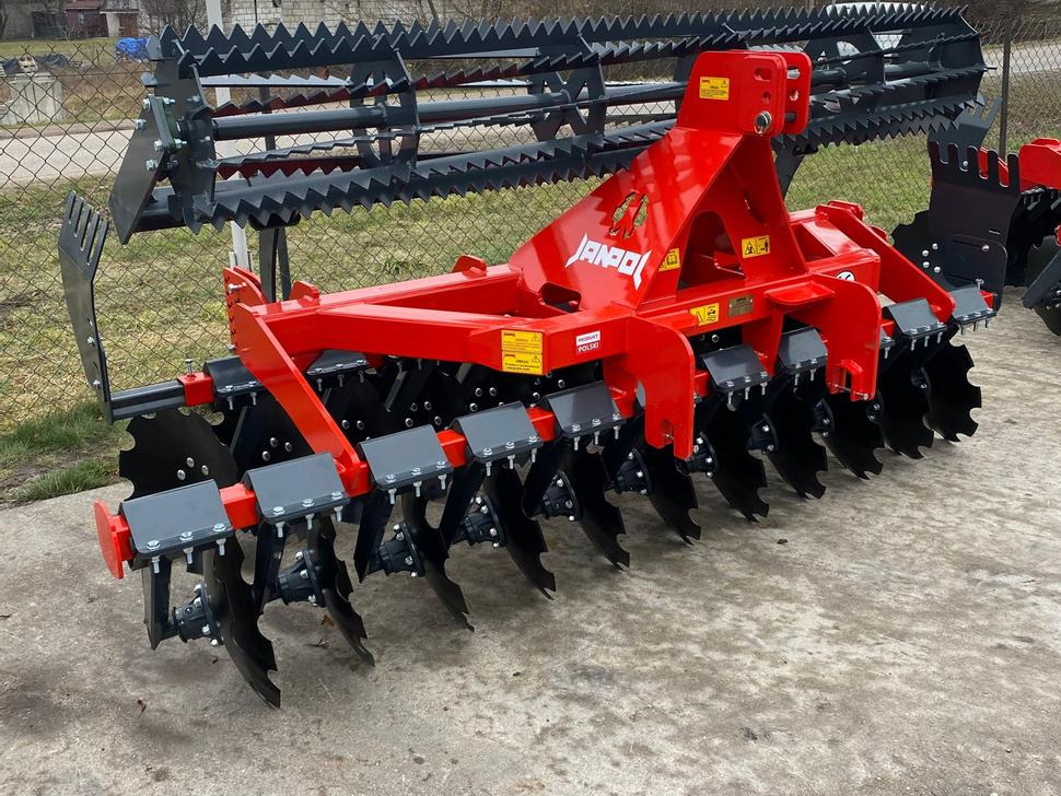 Janpol Scheibenegge / Disc harrow / Déchaumeur à disques / Erpice a dischi / Средняя дисковая борона / Brona talerzowa medium „COMPACT” 3 m - Rastras: foto 1 Janpol Scheibenegge / Disc harrow / Déchaumeur à disques / Erpice a dischi / Средняя дисковая борона / Brona talerzowa medium „COMPACT” 3 m - Rastras: foto 1
