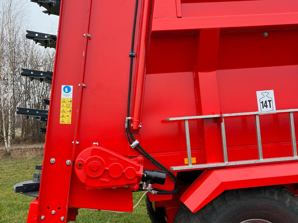 Esparcidor de estiércol nuevo Roltrans Miststreuer / Manure spreader / Epandeur à fumier / Spandiletame / Разбрасыватель органических удобрений / Rozrzutnik obornika N205S/6 BIZON 14 t: foto 11