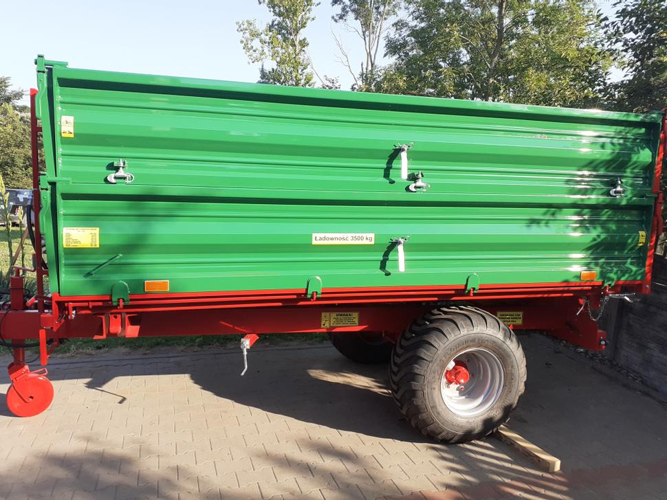 Remolque volquete agrícola nuevo Techmont Anhänger / Trailer / Remorque / Rimorchio / Прицеп одноосный / Przyczepa jednoosiowa T-151/1 3,5 t: foto 15
