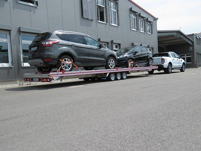 Fitzel Duo 35-21/83 Tridem INKL. ALU-BODEN - Remolque portavehículos: foto 2 Fitzel Duo 35-21/83 Tridem INKL. ALU-BODEN - Remolque portavehículos: foto 2