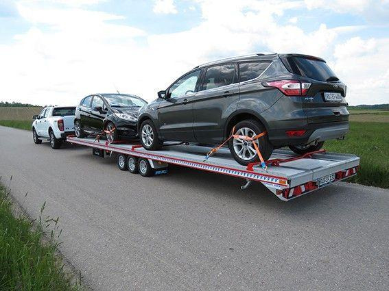 Fitzel Duo 35-21/83 Tridem INKL. ALU-BODEN - Remolque portavehículos: foto 5 Fitzel Duo 35-21/83 Tridem INKL. ALU-BODEN - Remolque portavehículos: foto 5