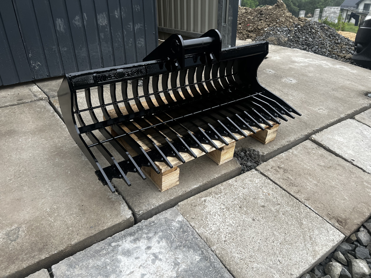 Łyżka skarpowa ażurowa, grabie 120cm 2,6-3,5t - Cazo para excavadora para Cazo para excavadora: foto 1 Łyżka skarpowa ażurowa, grabie 120cm 2,6-3,5t - Cazo para excavadora para Cazo para excavadora: foto 1