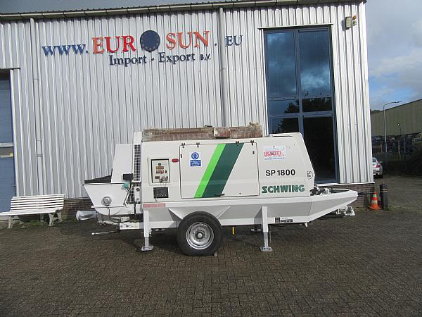 2014  SCHWING BP 1800 D -129 KW static pump - Bomba de hormigon estacionaria: foto 1 2014  SCHWING BP 1800 D -129 KW static pump - Bomba de hormigon estacionaria: foto 1