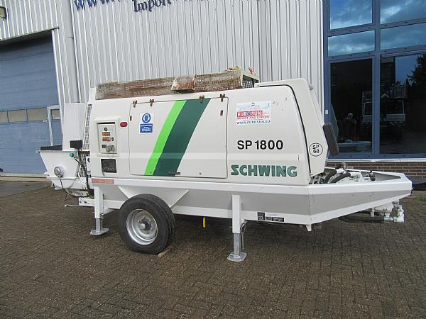 2014  SCHWING BP 1800 D -129 KW static pump - Bomba de hormigon estacionaria: foto 2 2014  SCHWING BP 1800 D -129 KW static pump - Bomba de hormigon estacionaria: foto 2