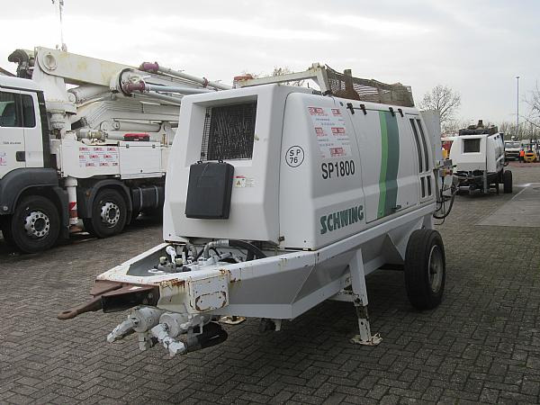 2015 SCHWING  SP 1800 D 129KW - Bomba de hormigon estacionaria: foto 3 2015 SCHWING  SP 1800 D 129KW - Bomba de hormigon estacionaria: foto 3