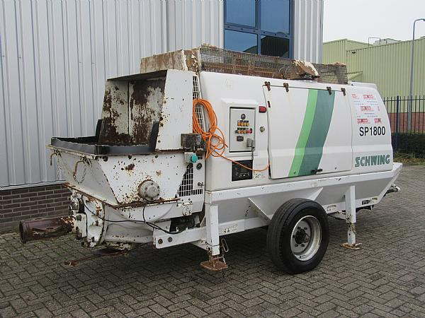 2015 SCHWING  SP 1800 D 129KW - Bomba de hormigon estacionaria: foto 2 2015 SCHWING  SP 1800 D 129KW - Bomba de hormigon estacionaria: foto 2