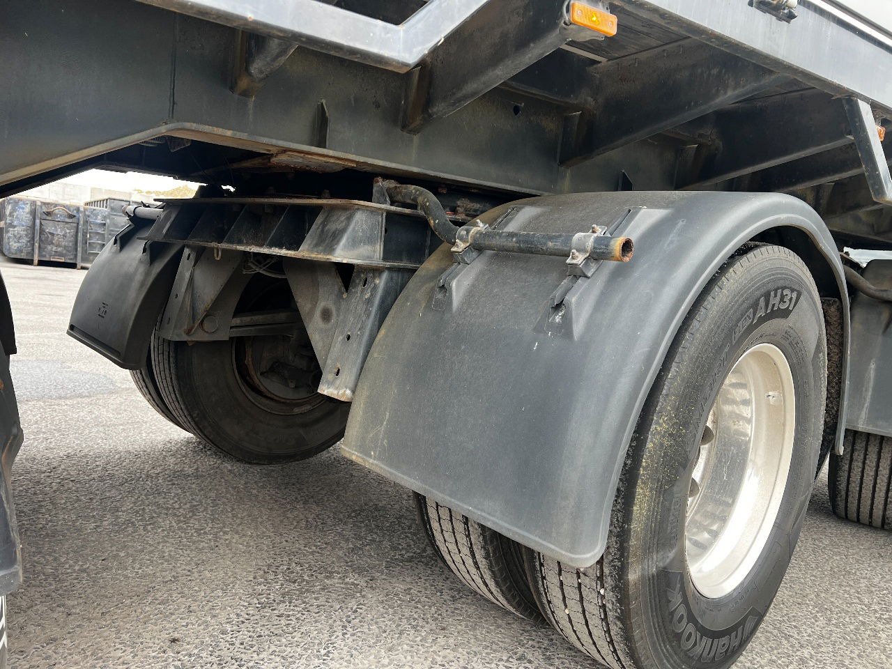 Pacton Stenenoplegger met Kennis 14.000 Kraan, Crane - Semirremolque plataforma/ Caja abierta: foto 5 Pacton Stenenoplegger met Kennis 14.000 Kraan, Crane - Semirremolque plataforma/ Caja abierta: foto 5