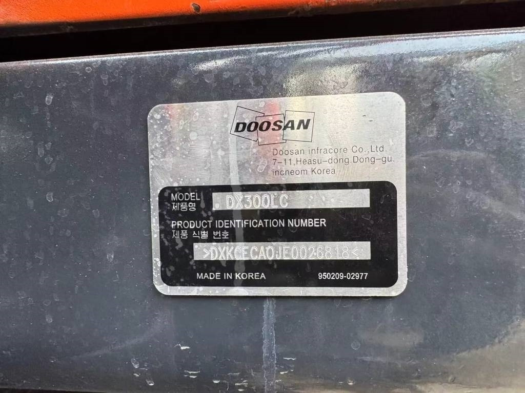 Doosan DX 300 - Excavadora de cadenas: foto 5 Doosan DX 300 - Excavadora de cadenas: foto 5