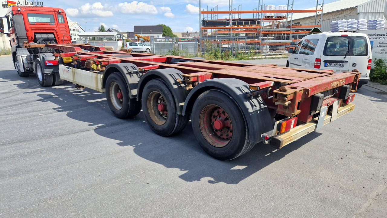 Semirremolque portacontenedore/ Intercambiable Krone SD Containerchassis 2x 20, 30, 40 ft deutscher Auflieger, ausziehbar: foto 6