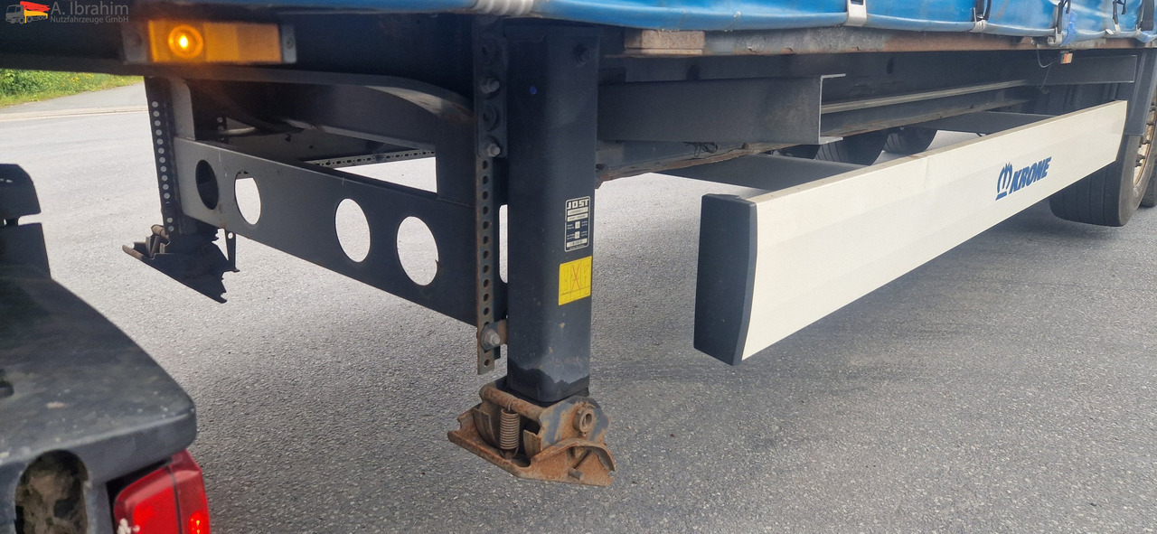 Krone SD Deutscher Auflieger, Pritsche Plane Edscha - Semirremolque lona: foto 2 Krone SD Deutscher Auflieger, Pritsche Plane Edscha - Semirremolque lona: foto 2