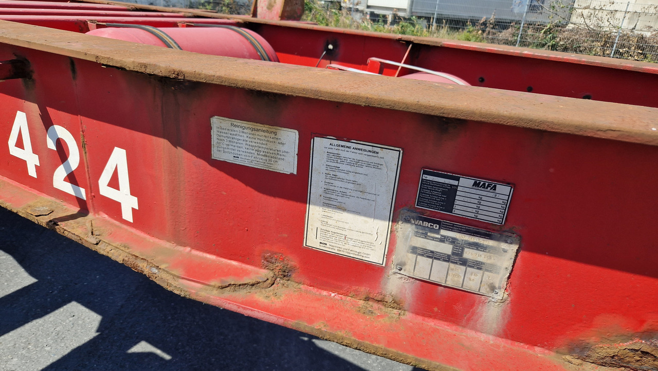 MAFA 20.30.40. ft Containerchassis - Semirremolque portacontenedore/ Intercambiable: foto 2 MAFA 20.30.40. ft Containerchassis - Semirremolque portacontenedore/ Intercambiable: foto 2