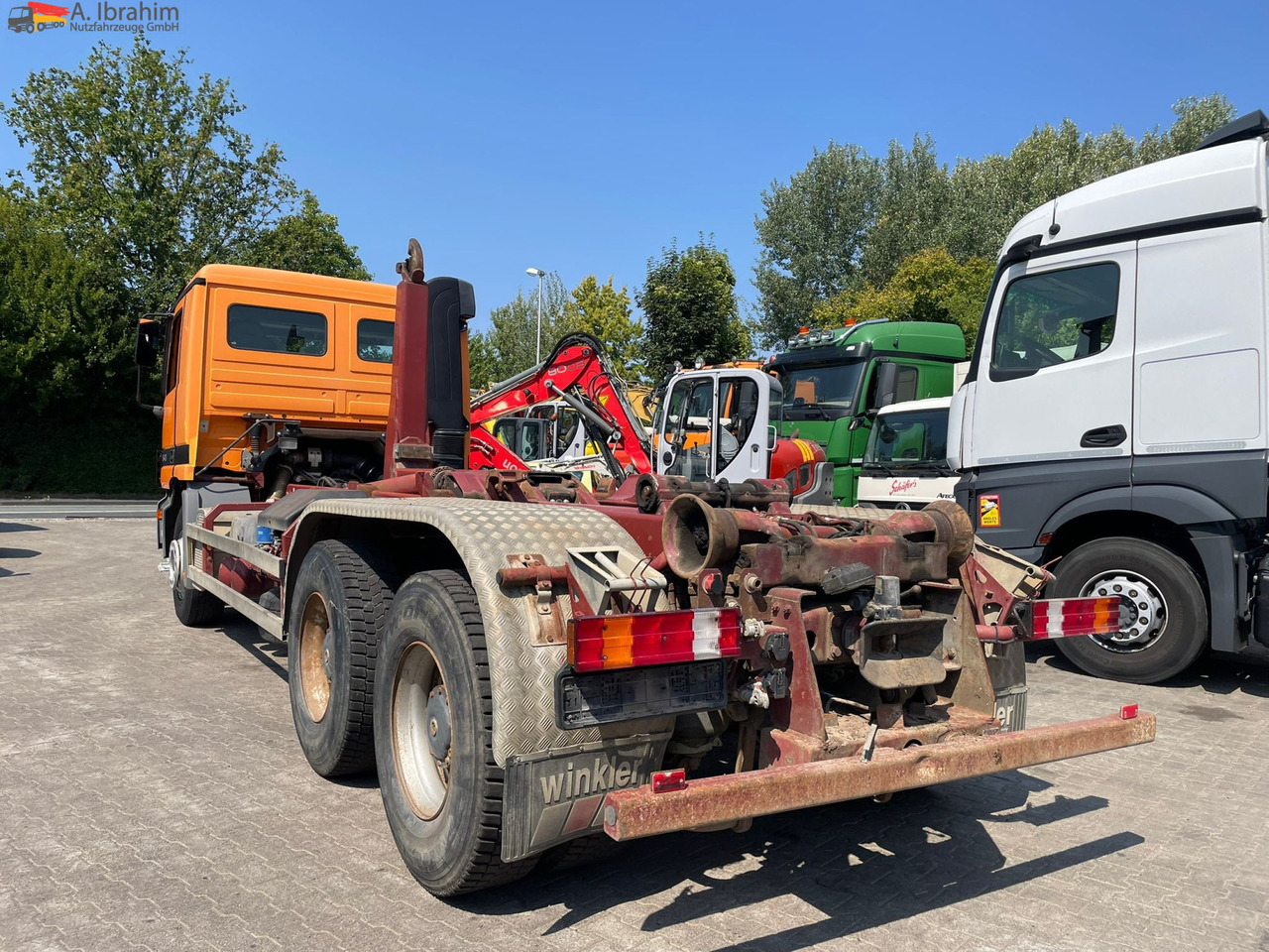 Camión multibasculante Mercedes-Benz 2643 6x4 | Blatt Luft | Meiller Haken, mp1: foto 13