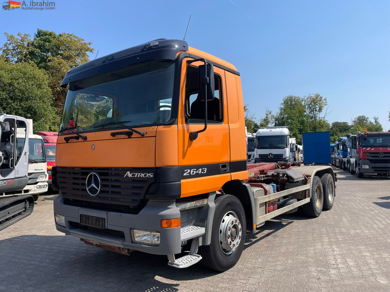 Camión multibasculante Mercedes-Benz 2643 6x4 | Blatt Luft | Meiller Haken, mp1: foto 8