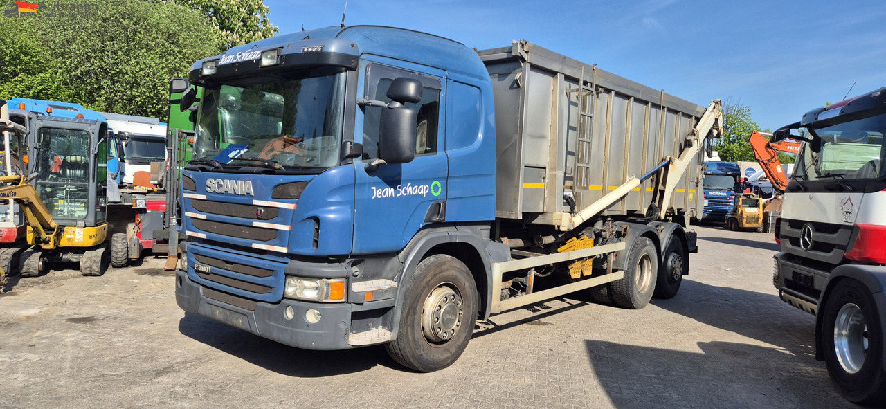 Scania P 380 Edelstahlkipper Tierentsorgung - Camión volquete: foto 1 Scania P 380 Edelstahlkipper Tierentsorgung - Camión volquete: foto 1