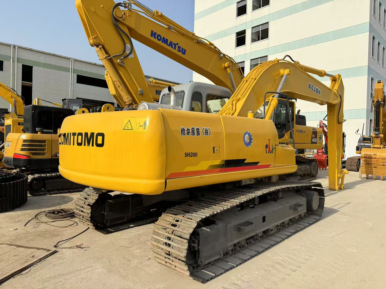 Excavadora de cadenas Sumitomo SH135U usada de Gran Bretaña en