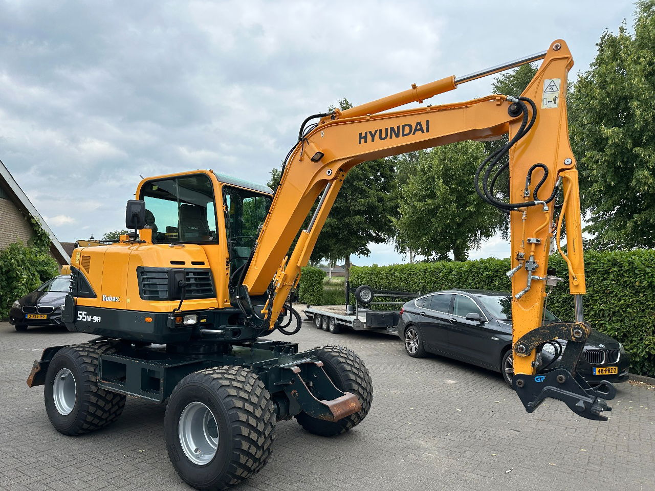 Hyundai 55W-9A - Excavadora de ruedas: foto 4 Hyundai 55W-9A - Excavadora de ruedas: foto 4