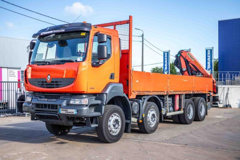 Renault KERAX 380DXI+E5+PK18TM/4EXT - Camión caja abierta, Camión grúa: foto 5 Renault KERAX 380DXI+E5+PK18TM/4EXT - Camión caja abierta, Camión grúa: foto 5