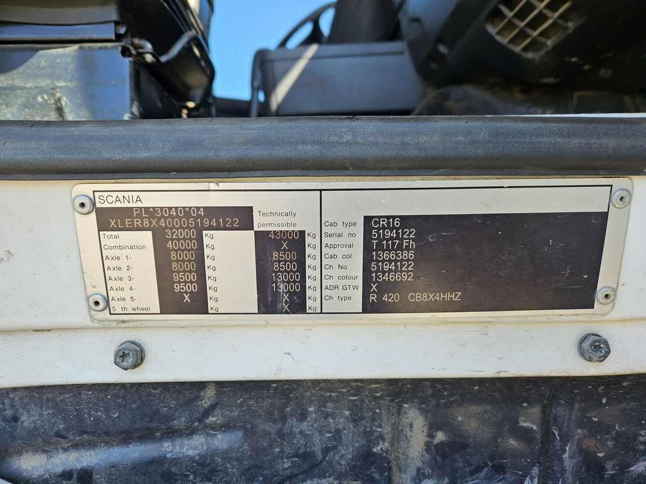 Arrendamiento de Scania R420 8x4 - Tipper - full spring - 2007 year Scania R420 8x4 - Tipper - full spring - 2007 year: foto 25 Arrendamiento de Scania R420 8x4 - Tipper - full spring - 2007 year Scania R420 8x4 - Tipper - full spring - 2007 year: foto 25