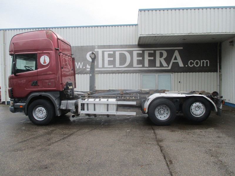 Scania R124-420 6x2 , Manual , Intarder , Airco , haakarm truck - Camión multibasculante: foto 2 Scania R124-420 6x2 , Manual , Intarder , Airco , haakarm truck - Camión multibasculante: foto 2