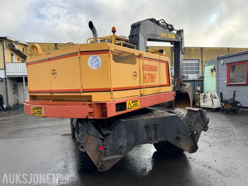 1988 Åkerman H7Mc hjulgraver med skuffe - Excavadora: foto 4 1988 Åkerman H7Mc hjulgraver med skuffe - Excavadora: foto 4