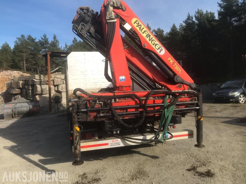 1994 Scania P-93 M - Planbil med bakmontert kran - Palfinger PK 7501 - Camión grúa: foto 5 1994 Scania P-93 M - Planbil med bakmontert kran - Palfinger PK 7501 - Camión grúa: foto 5