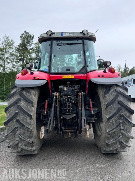 Tractor 2004 Massey Ferguson 6480 Dynashift - Frontlaster med hydraulisk redskapslås - Fronthydraulikk - 40 km - Fjærende hytte - tredje funksjon: foto 6