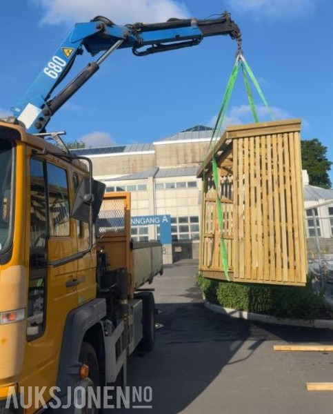 2006 Volvo FL6 med tipp og kran NYLIG EU OK TIL 22.10.2026 - Camión grúa: foto 3 2006 Volvo FL6 med tipp og kran NYLIG EU OK TIL 22.10.2026 - Camión grúa: foto 3