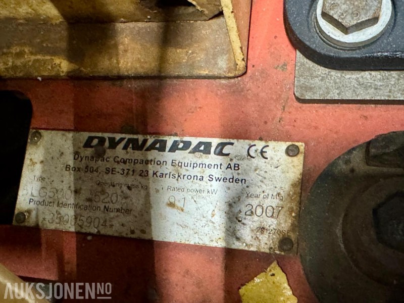 Equipo de construcción 2007 Dynapac LG500 Vibroplate: foto 10