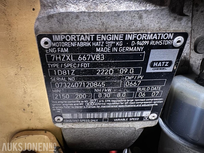 Equipo de construcción 2007 Dynapac LG500 Vibroplate: foto 11