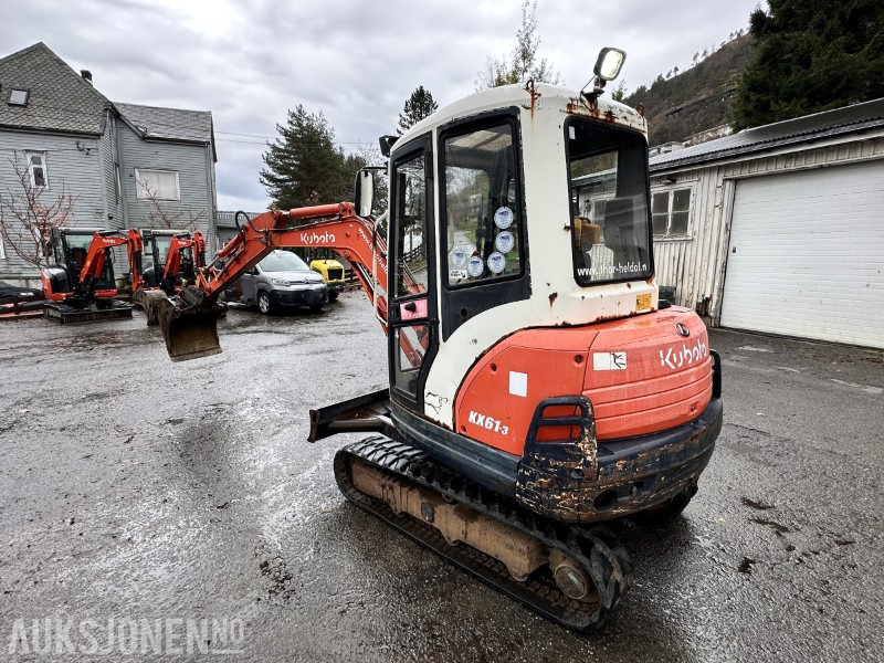2007 Kubota KX61-3 Minigraver m/graveskuffe/anti-theft system, 4356 timer - Miniexcavadora: foto 3 2007 Kubota KX61-3 Minigraver m/graveskuffe/anti-theft system, 4356 timer - Miniexcavadora: foto 3
