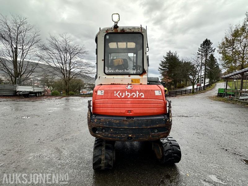 2007 Kubota KX61-3 Minigraver m/graveskuffe/anti-theft system, 4356 timer - Miniexcavadora: foto 4 2007 Kubota KX61-3 Minigraver m/graveskuffe/anti-theft system, 4356 timer - Miniexcavadora: foto 4