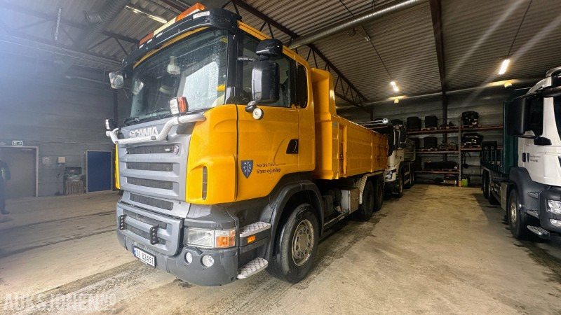 Camión volquete 2008 Scania R 420 CB 6x2 HNZ Tippbil: foto 1