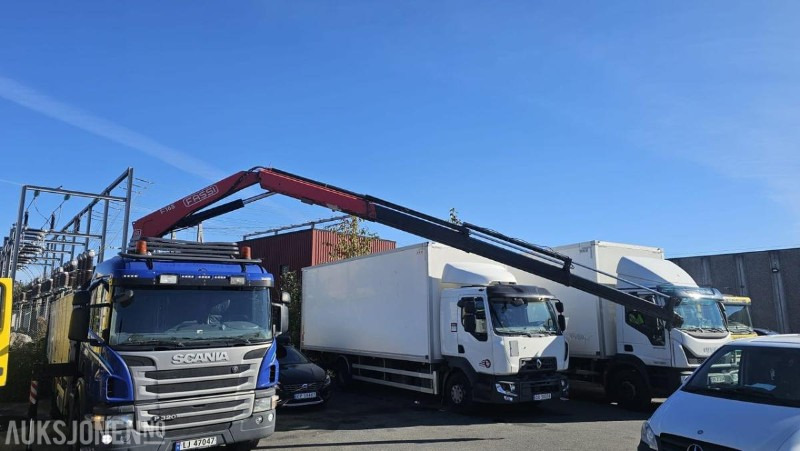 2012 Scania P-serie P320 kranbil med bakløft - Camión grúa: foto 2 2012 Scania P-serie P320 kranbil med bakløft - Camión grúa: foto 2