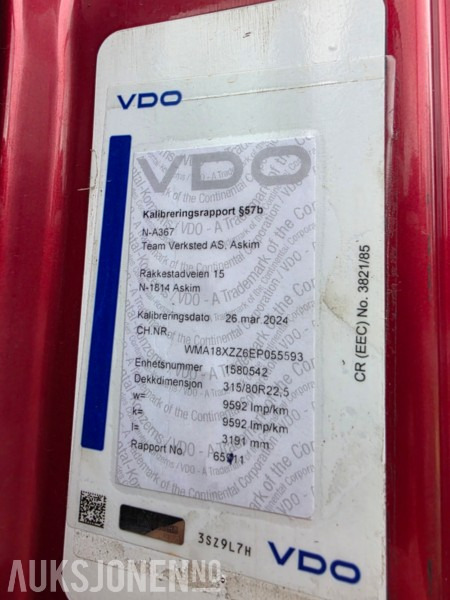 Camión multibasculante 2014 MAN TGX 26.480 6X2-4 BL 18 T krok leveres med ny EU: foto 20