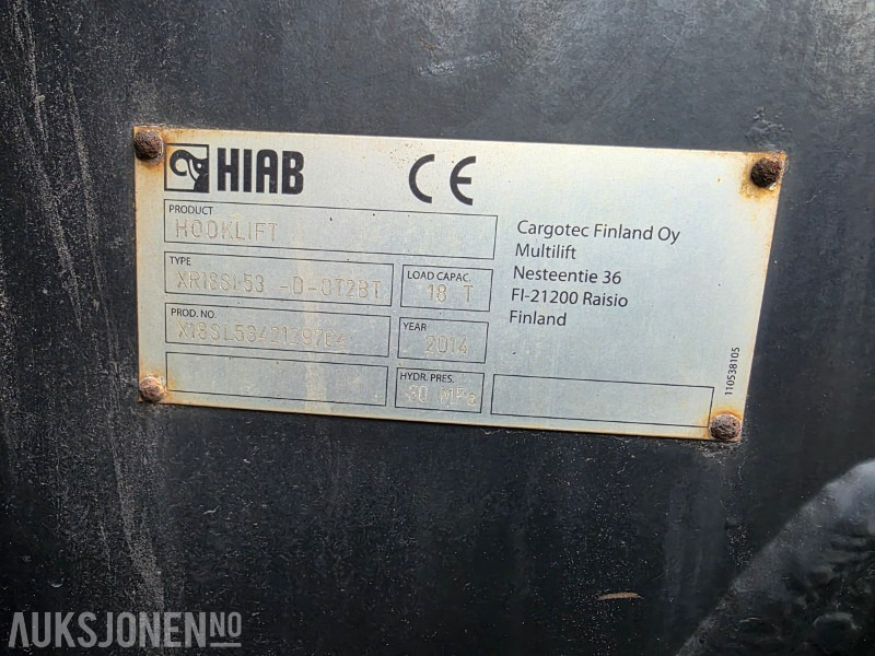 Camión multibasculante 2014 MAN TGX 26.480 6X2-4 BL 18 T krok leveres med ny EU: foto 10