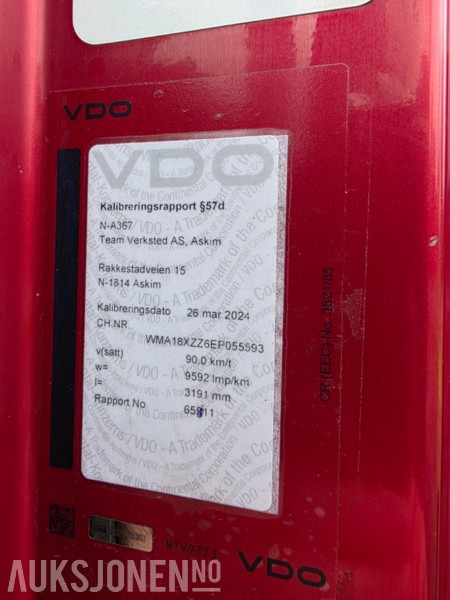 Camión multibasculante 2014 MAN TGX 26.480 6X2-4 BL 18 T krok leveres med ny EU: foto 19