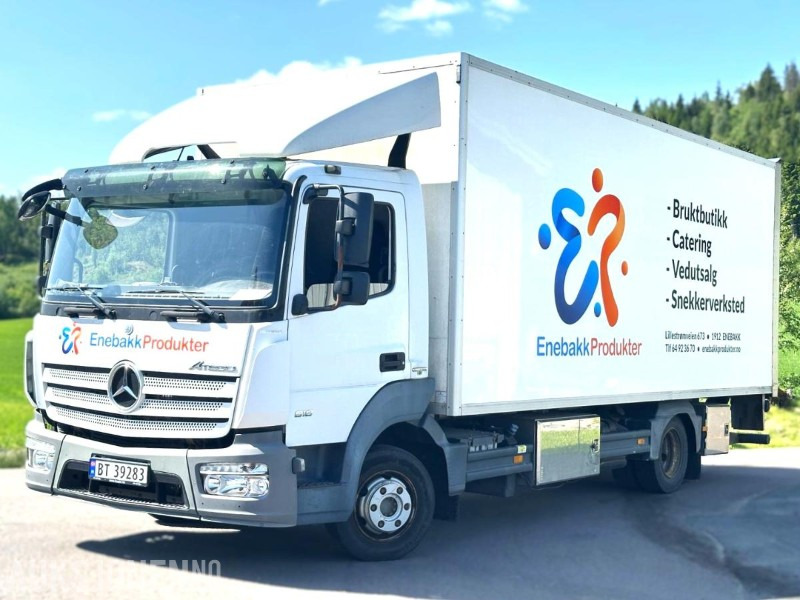 Camión caja cerrada 2014 Mercedes-Benz ATEGO-Multiratt-Cruisekontroll-Ryggekamera- Lav km.stand: foto 1