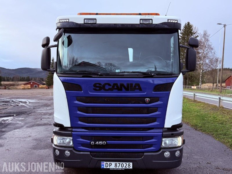 2015 Scania G450 EURO 6 444933 km - Styrbar boggi og Webasto - Camión multibasculante: foto 2 2015 Scania G450 EURO 6 444933 km - Styrbar boggi og Webasto - Camión multibasculante: foto 2