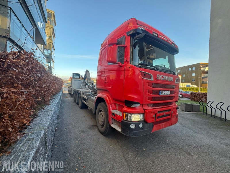 2015 Scania R580 8x4 tridem Krokbil / krokløft m/ JOAB 24t krok med knekk - Camión multibasculante: foto 2 2015 Scania R580 8x4 tridem Krokbil / krokløft m/ JOAB 24t krok med knekk - Camión multibasculante: foto 2