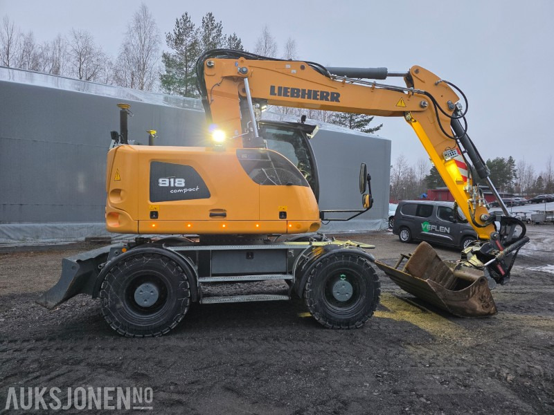 2018 Liebherr A918 compact litronic hjulgraver 18 T - Excavadora: foto 5 2018 Liebherr A918 compact litronic hjulgraver 18 T - Excavadora: foto 5