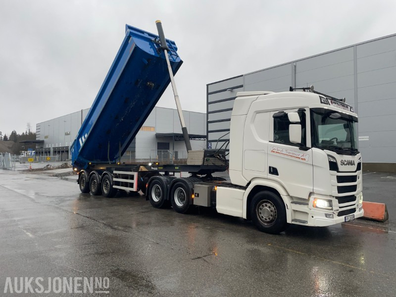 Camión volquete 2018 Scania R580 6x4 m/2019 Maur tippsemi: foto 25