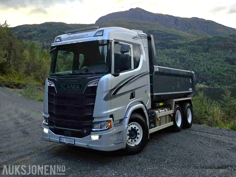 2018 Scania R580 tippbil - 396 357 km - EU ok til 30.09.2026 - Camión volquete: foto 1 2018 Scania R580 tippbil - 396 357 km - EU ok til 30.09.2026 - Camión volquete: foto 1