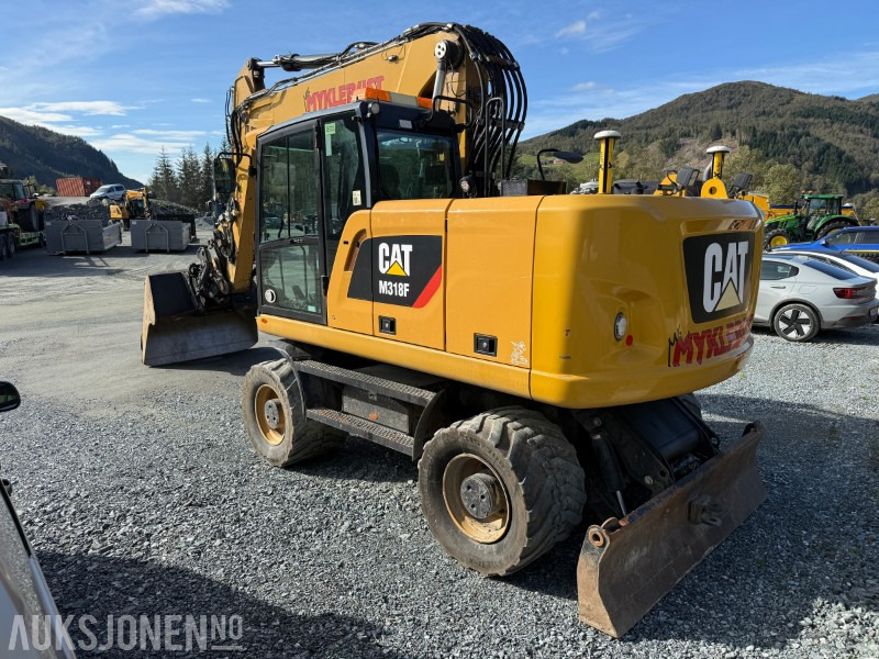 2018 Velholdt Cat M318F Hjulgraver med OilQuick Rotortilt, 9577 timer - Excavadora: foto 4 2018 Velholdt Cat M318F Hjulgraver med OilQuick Rotortilt, 9577 timer - Excavadora: foto 4
