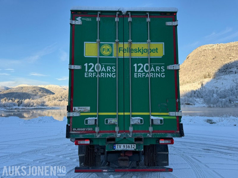 2018 Volvo FH 540 Skapbil med Bussbygg Volumax påbygg - Eu godkjent - Servicehistorikk - Camión caja cerrada: foto 4 2018 Volvo FH 540 Skapbil med Bussbygg Volumax påbygg - Eu godkjent - Servicehistorikk - Camión caja cerrada: foto 4