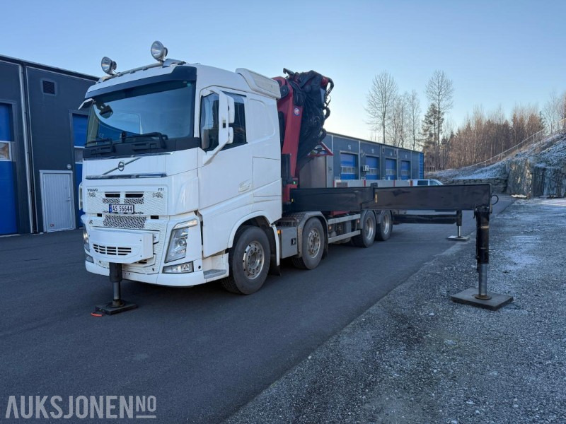2018 Volvo FH540 KRANBIL HMF8520 KRAN M/JIBB EURO 6 SERVICEHISTORIKK 551HK. - Camión grúa: foto 1 2018 Volvo FH540 KRANBIL HMF8520 KRAN M/JIBB EURO 6 SERVICEHISTORIKK 551HK. - Camión grúa: foto 1